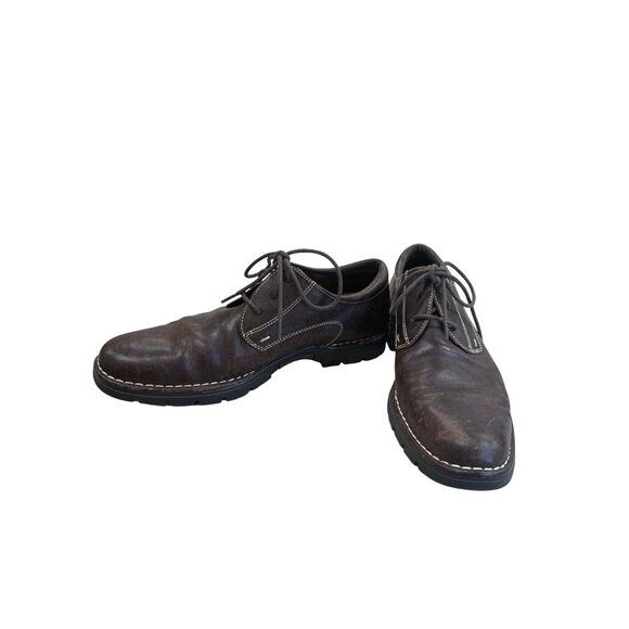 Cole Haan Mens Brown Leather Lace-Up Oxford Dress Shoes Size 9M SKU 8398 main image 10